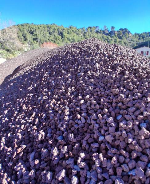 pouzzolane 12/18 rouge 