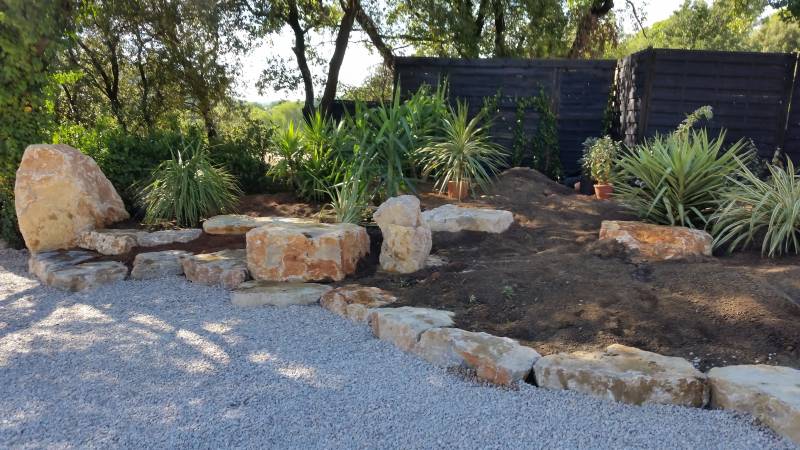 amenagement jardin et enrochement draguignan 83300